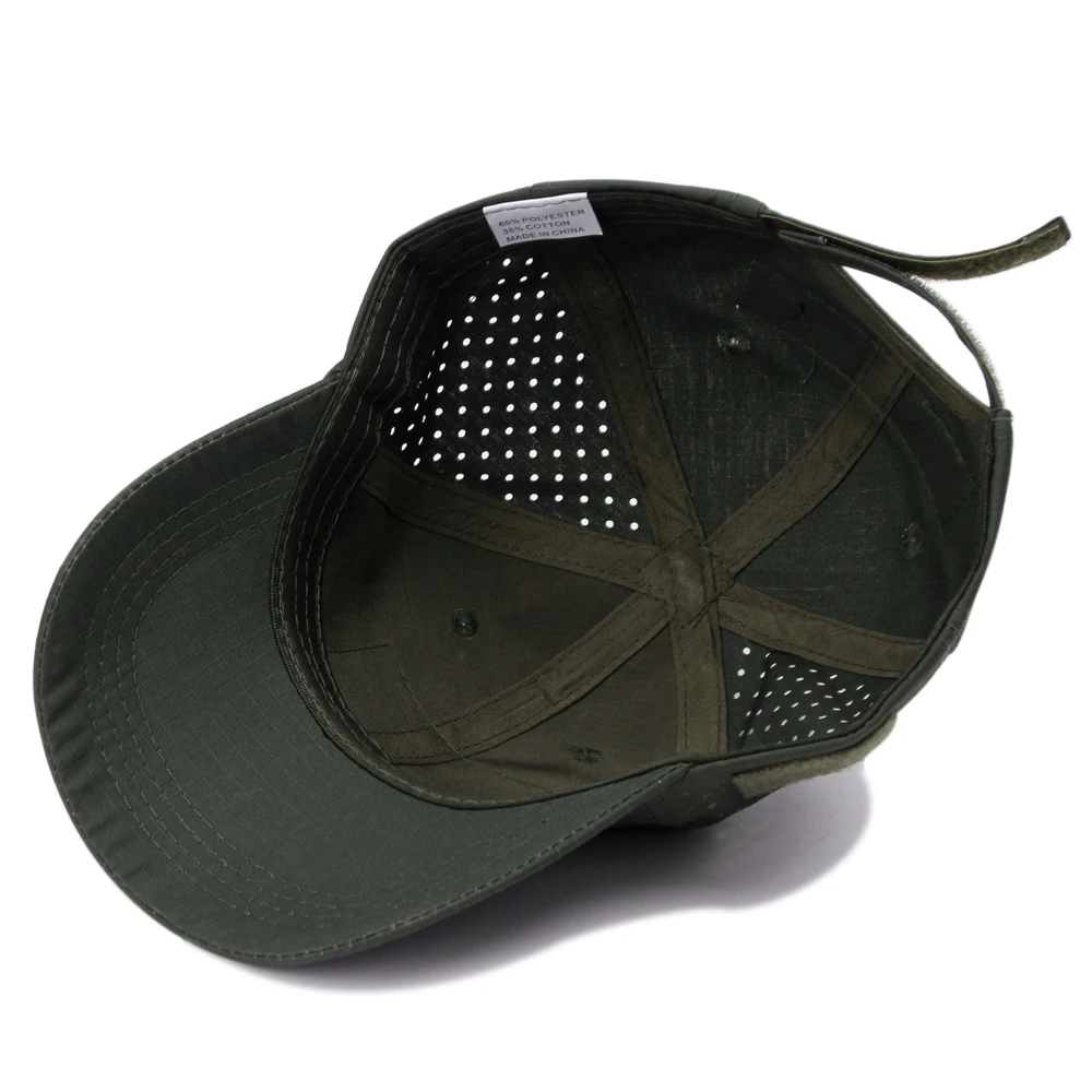Gorra de béisbol de camuflaje para hombre, gorro protector solar transpirable, para deportes al aire libre, caza, senderismo, Camping, playa, pesca, 1/2 Uds.