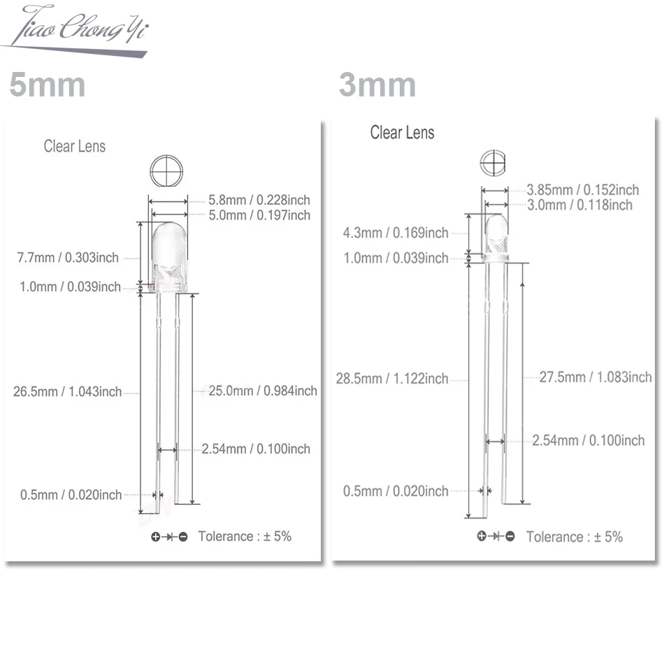 50PCS DIP 3mm 5mm Candle Led Flicker Orange Yellow Light Flickering Leds Flash Blink Led Diode Intermitente Light Lamp Flicker