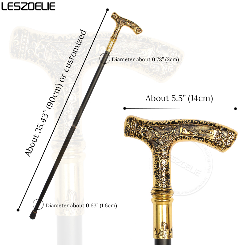 สำหรับรัสเซีย Luxury Eagle เดิน Stick Canes Men Party Vintage เดินแฟชั่นผู้หญิง Elegant เดิน Stick หมาป่าตกแต่ง Cane