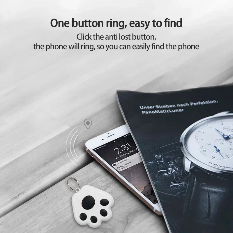 Pet Dog Cat Children's Intelligent Anti Loss Device Bluetooth 5.0 Mobile Phone Two-way Alarm Car Wallet Keychain Accessories