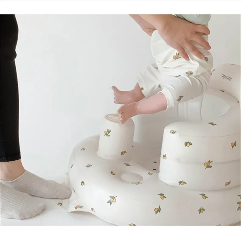 การเรียนรู้ของลูกน้อยเก้าอี้ Multifunctional Inflatable โซฟาเด็กการฝึกอบรมที่นั่งการเรียนรู้นั่ง Artifact Dropshipping