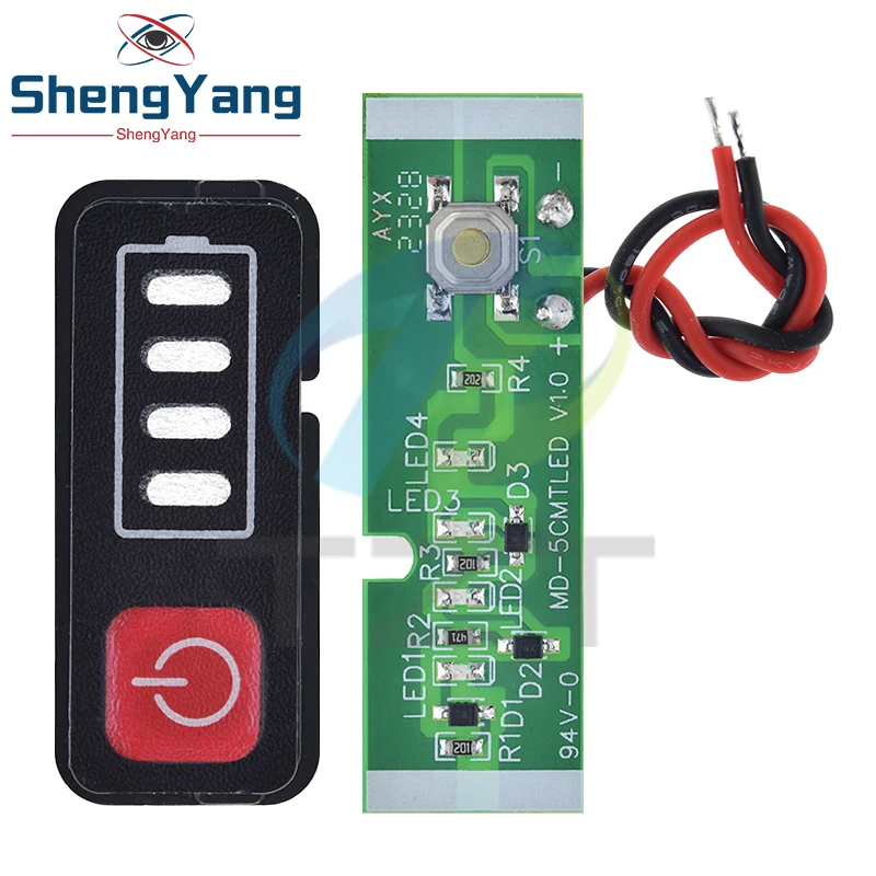 For Makita Lithium Battery Display 5S 18V 21V Electric Drill Screwdriver Battery Capacity Indicator LED Display 18650 Batteries