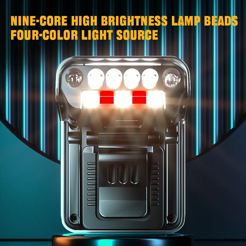 Warsun Powerful Long Range LED Headlamp Headlight Type-C Rechargeable Flashlight High Power Outdoor Head Lamp Fishing Light