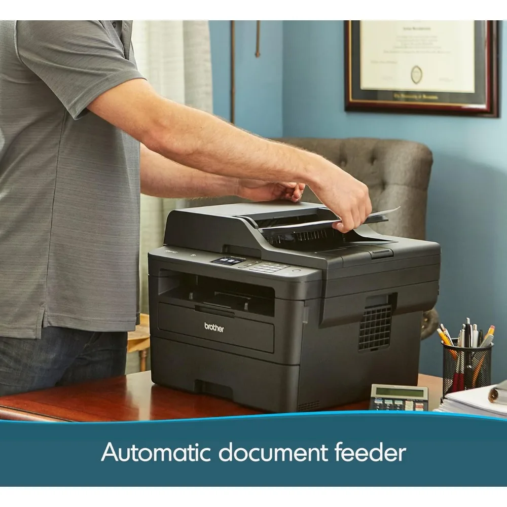 MFCL2750DW Monochrome All-in-One Wireless Laser Printer, Duplex Copy & Scan, includes 4 Month Refresh Subscription Trial