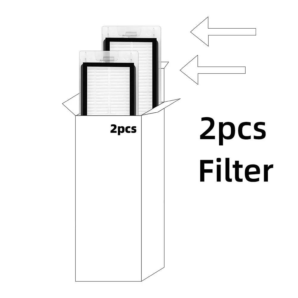 For Xiaomi Robot Vacuum S20+ / S10 Plus / B108GL / B105 Parts Accessories Main Side Brush Hepa Filter Mop Cloth Replacement