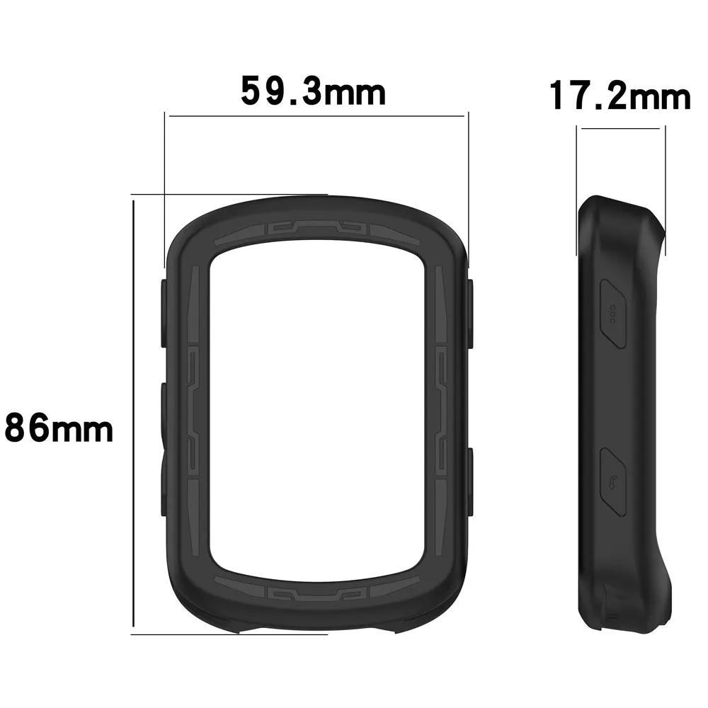 Fundas protectoras 2 en 1 para Garmin Edge 840 + cubierta protectora de película de vidrio, funda de silicona para bicicleta Garmin Edge 540