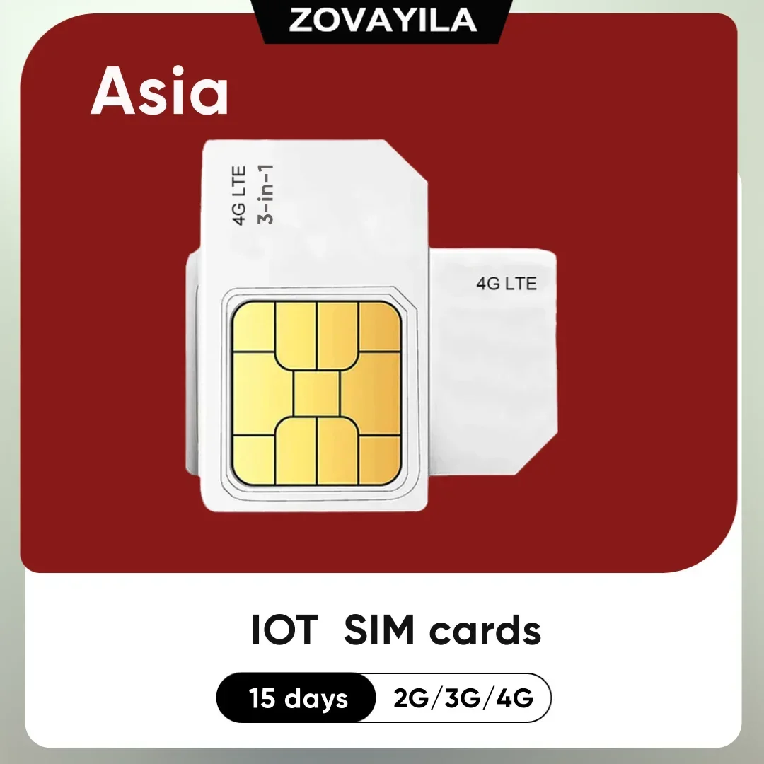 Uniwersalne urządzenie IoT danych, lokalizator GPS, karta SIM 4G Azja, rok 360 MB, obsługuje sieci 2G, 3G, 4G, alarmy awaryjne
