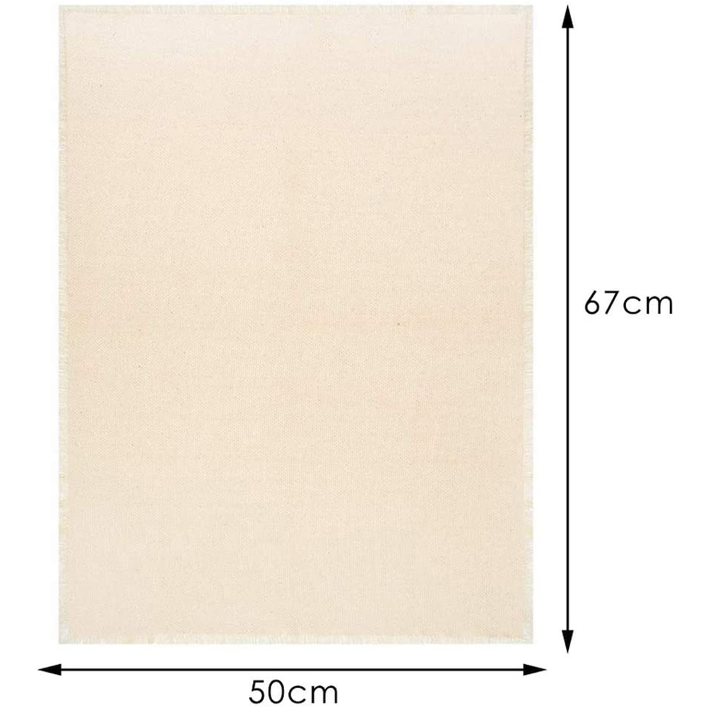 パンチ針布生地、パンチとラグパンチ用の針仕事刺embroidery生地、26.4x19.6"