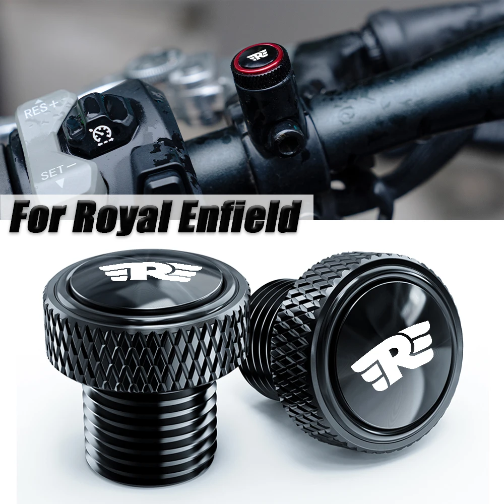 Para Royal Enfield Guerrilla 450 Bullet/Classic 350 500 Interceptor 650 Himalayan 450 411 espejo de motocicleta agujero tornillos perno
