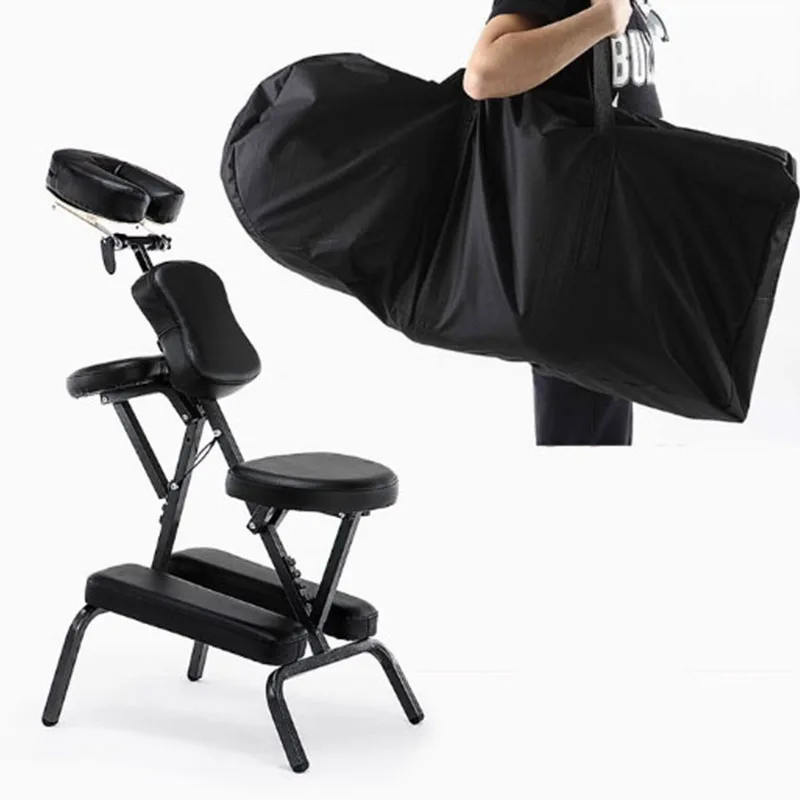 Cadeira de massagem dobrável para tatuagem/saúde Cadeira de massagem portátil Cadeira de raspagem Cadeira de tatuagem Cama de beleza dobrável