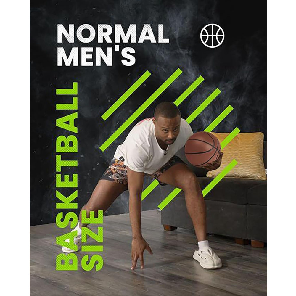 サイレントバスケットボール 2024 アップグレードされたエアレスバスケットボール 静かなバウンスダンクバスケットボールフォームバスケットボールドリブル屋内サイレントボールギフト