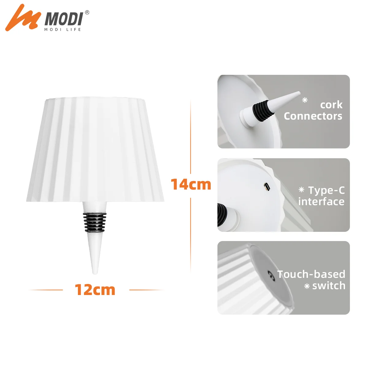 Wireless Touch Control Bottle Table Lamp with 3 Colors & Stepless Dimming, Ideal for Bar, Wine Bottle Decoration & Desk Lighting