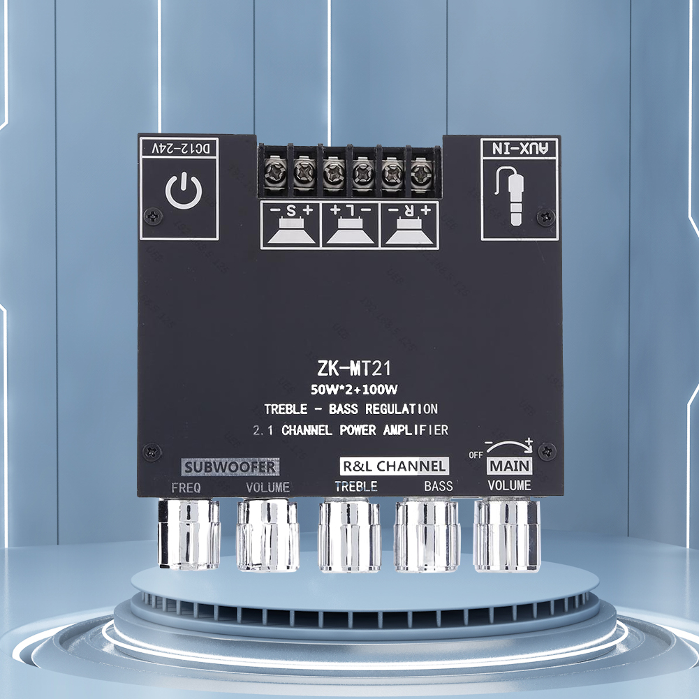 ZK-MT21 Subwoofer Digitale eindversterkerkaart 2.1 Kanaals stereoversterkermodule