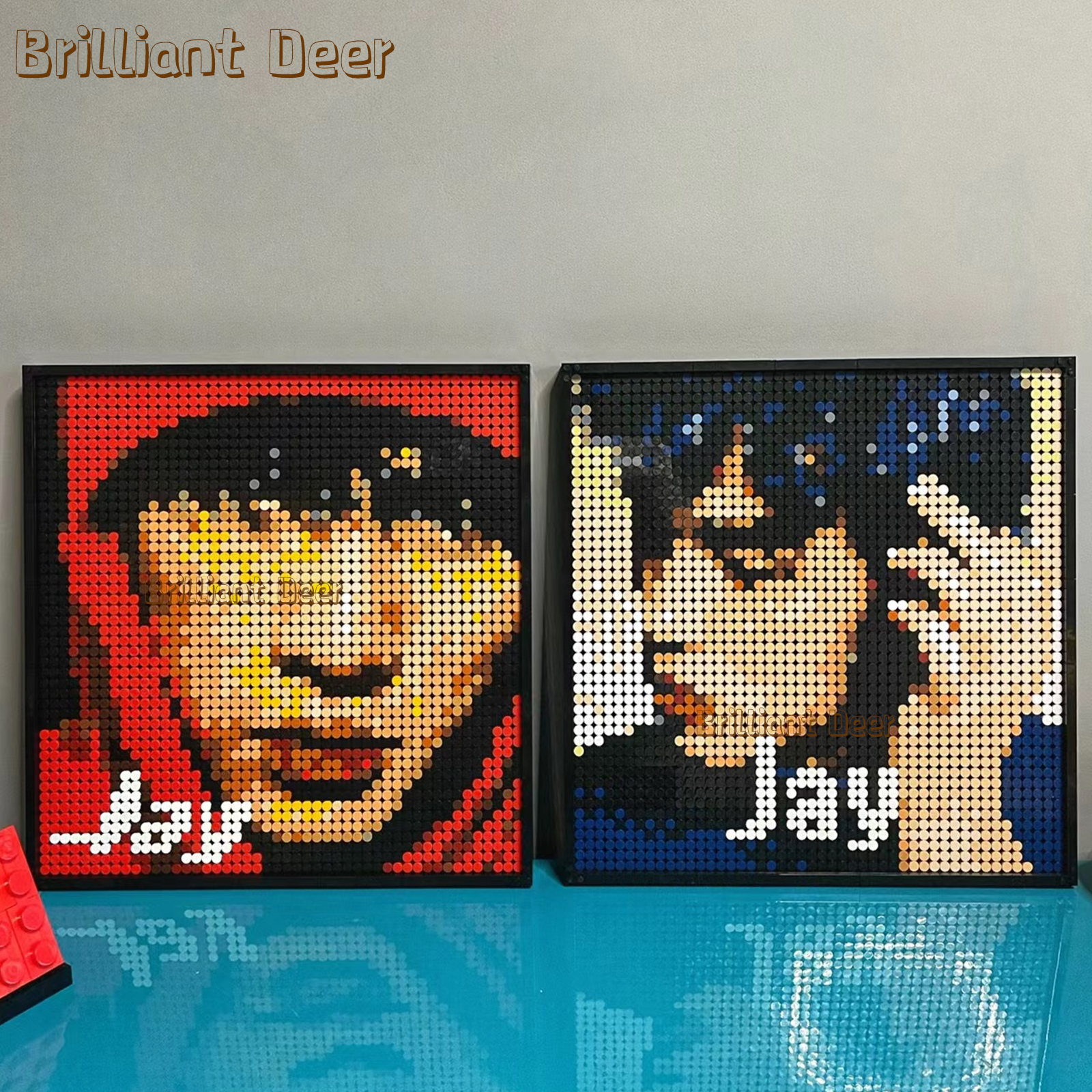 800PCS กระเบื้องแบน 1x1 จุดรอบอิฐ 35381 98138 MOC DIY Building Blocks สําหรับโมเสค Portrait Art Design ของเล่นเด็ก