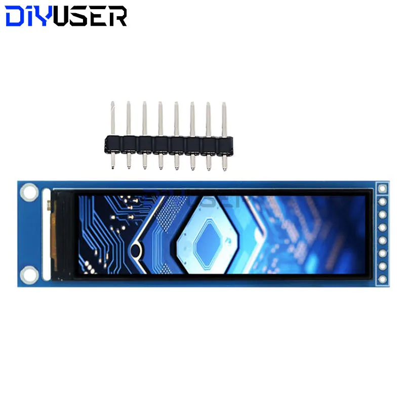 DIYUSER 2.25 インチ TFT 液晶 ST7789 小画面 76*284 モジュール LCD フルビュー SPI カラースクリーン