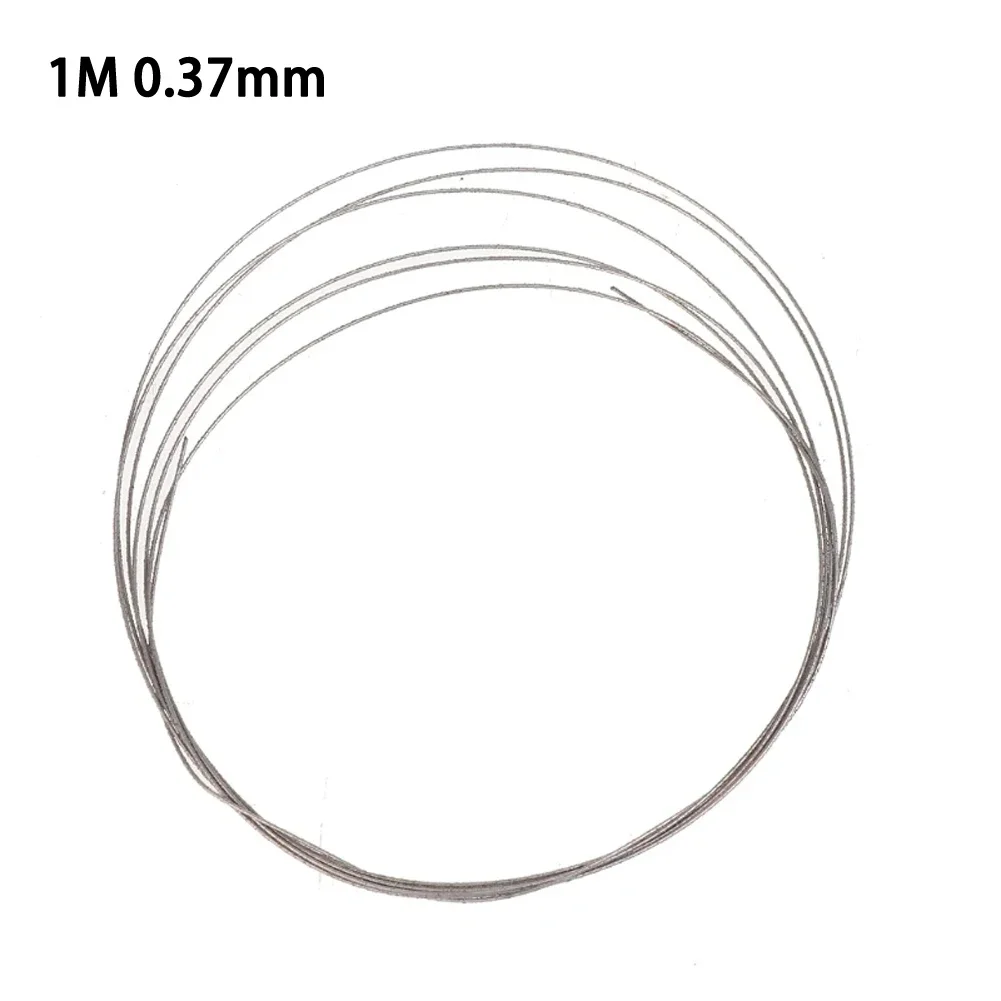 Fio de corte de diamante superfino, 1m, ferramenta diy, lâminas de serra, jade, metal, mármore, pedra de granito, vidro, madeira, joias, cortador de serra de fio