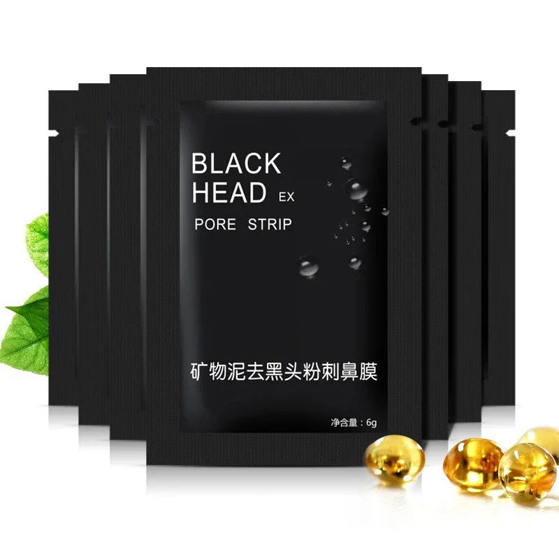 1 PC Blackhead สติกเกอร์ Pore CLEANER จุดสีดําสิว Blackhead สติกเกอร์จมูกทําความสะอาดจมูก Blackhead Remover หน้ากาก