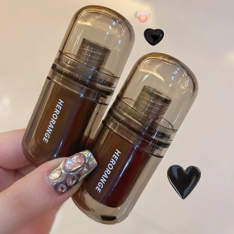 HERORANGEHR564 Enveloping Ice Night Mirror Lip Glaze Moisturizing and Moisturizing Lip Film Forming Quickly
