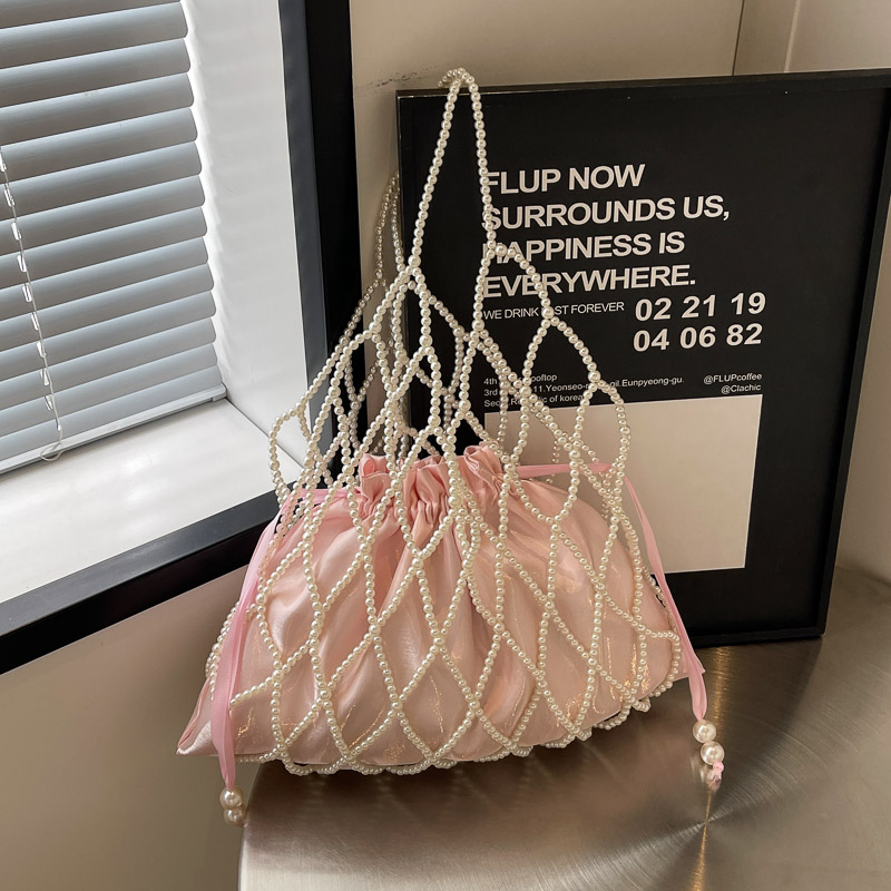 Оксфордская лента, модные женские сумки на плечо, швейная нить, тренд 2024, новая сумка высокого качества с бисером, сумка через плечо для поездок на работу