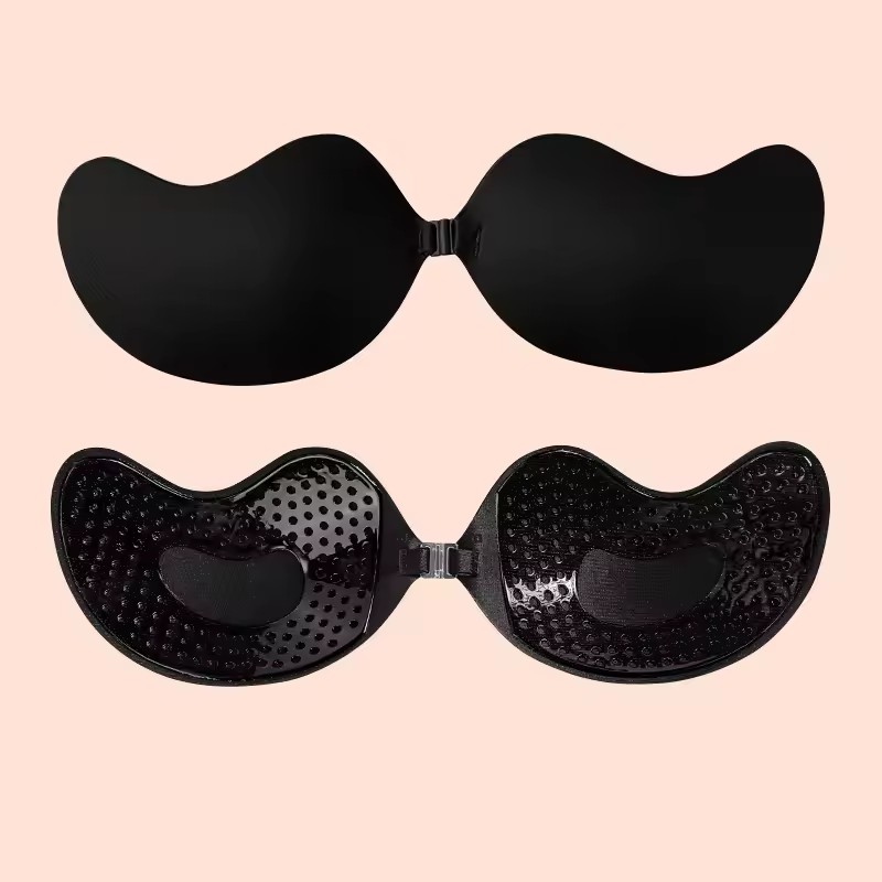 Sutiã de elevação adesivo invisível de 1 peça, sutiã anti-convexo push up sem alças e sem costura, lingerie feminina e acessórios de roupa íntima