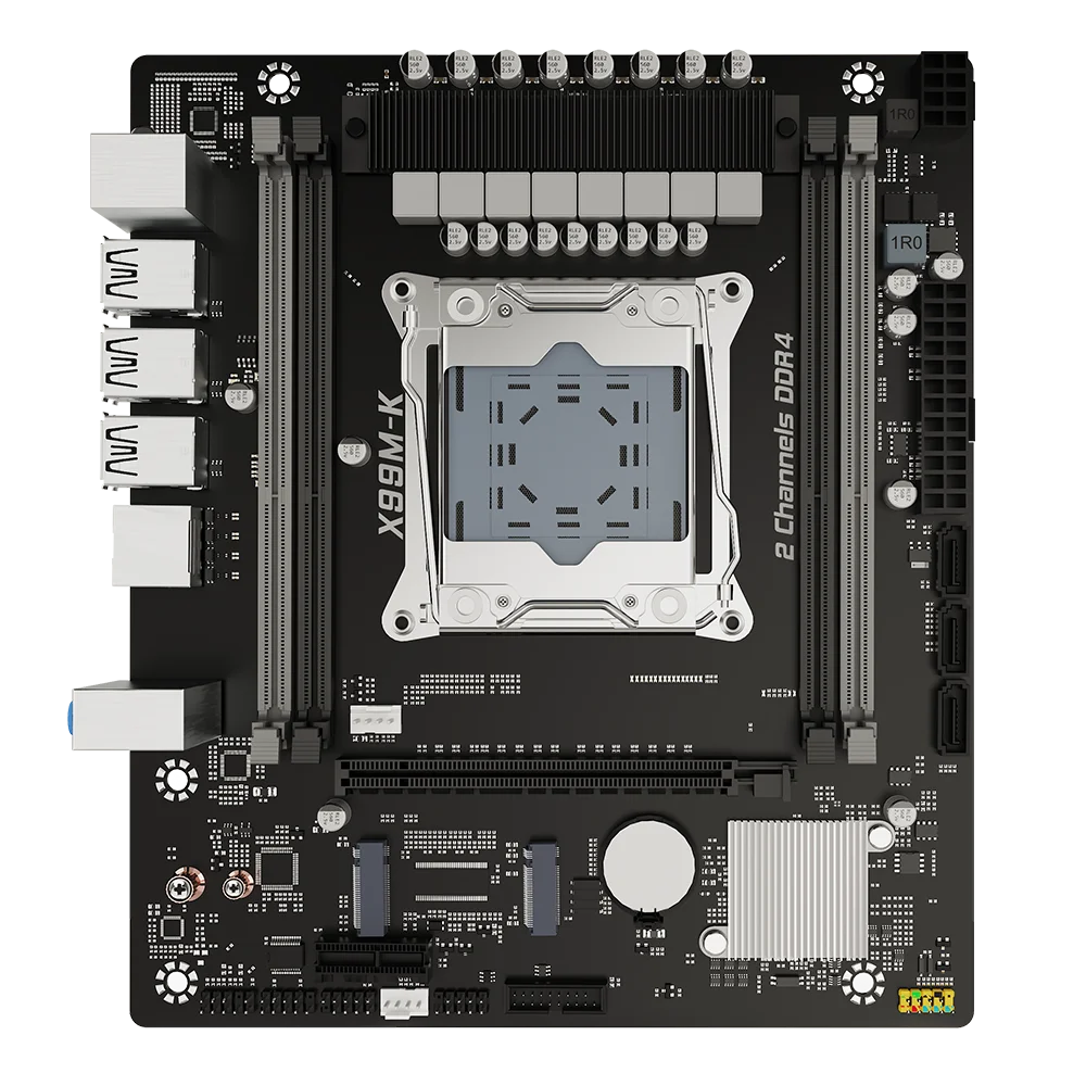 X99 8-фазный LGA2011-3 Комплект Xeon E5 2630 V4 16G=2*8G DDR4 RAM REG ECC Память NAME/NGFF SATA M.2 WIFI M.2 Для игрового компьютера