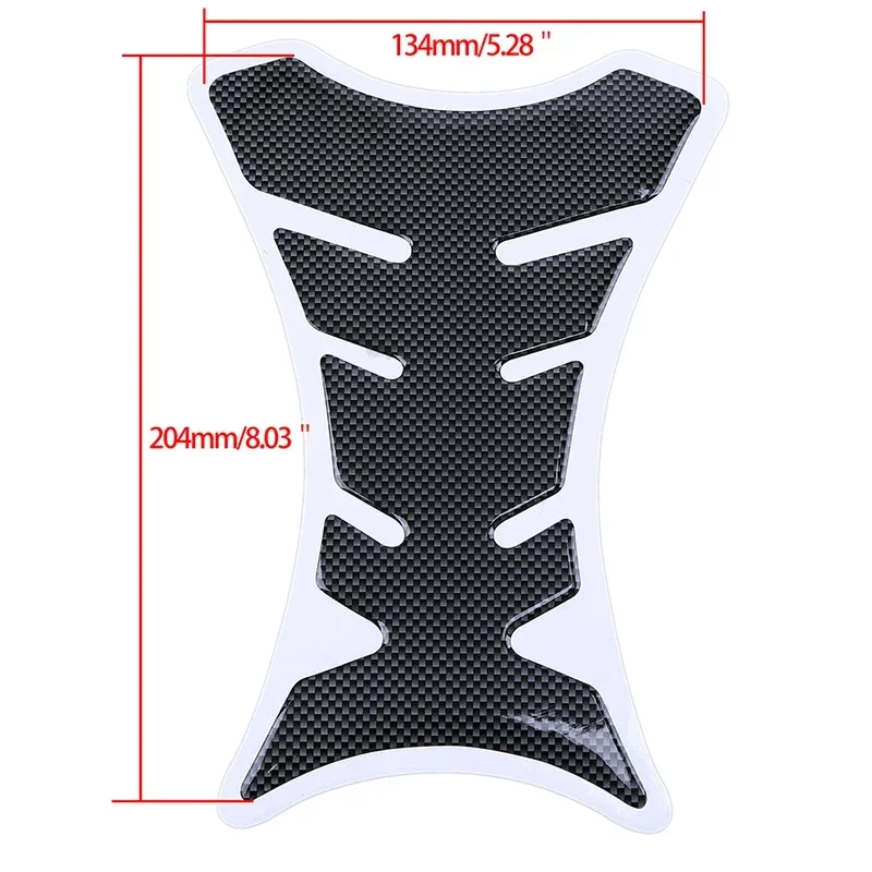 Moto stickers 3D Carbon Fiber Fishbone Stickers Car Motorcycle Tank Pad Tankpad Protector For Motorcycle Universal Fishbone