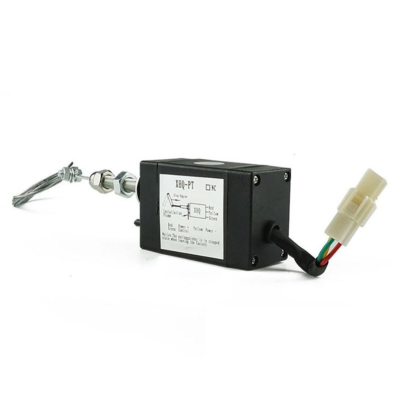 XHQ-PT tipe tarik Aksesori mesin Solenoid Stop (biasanya terbuka)