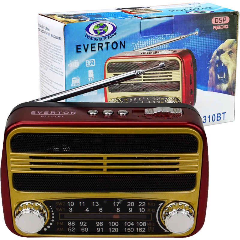 EVERTON RT-310BT * VT-3077 USB Lİ RADIO * Kotak Musik USB/SD/FM/SW