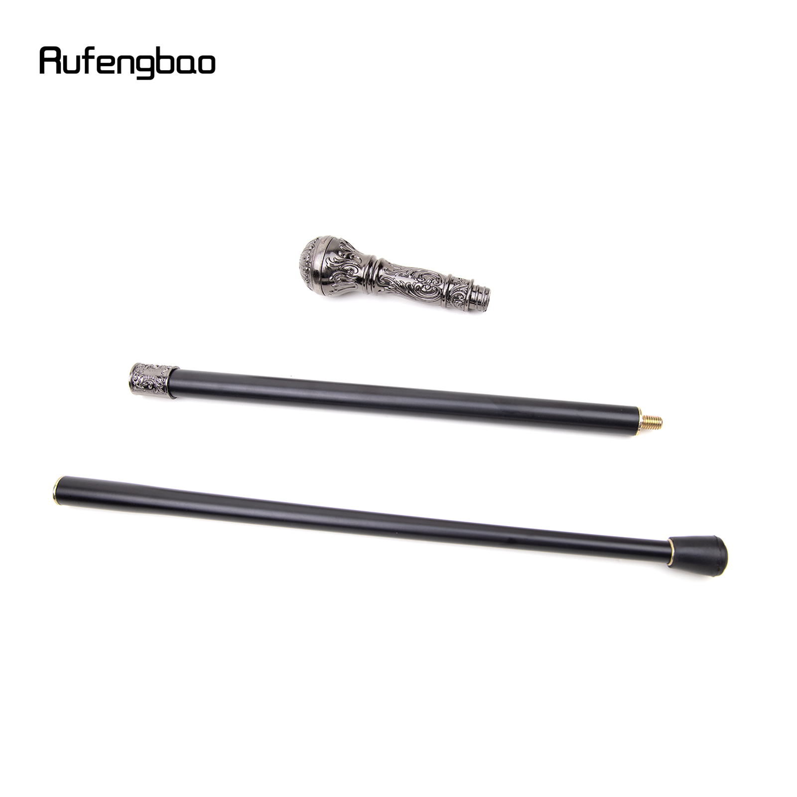 Silber Luxus Runde Griff Mode Gehstock für Party dekorative Gehstock elegant crosier Knopf Gehstock 93cm