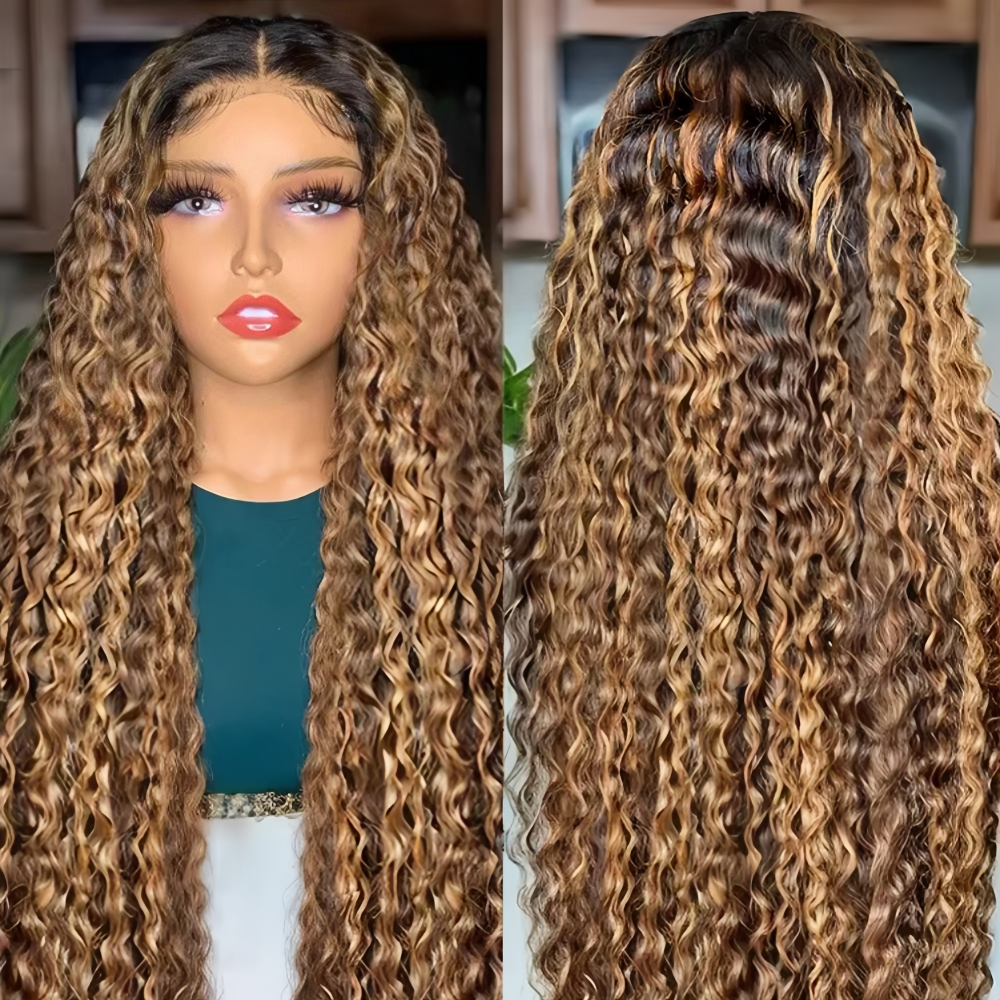 Destaque peruca de cabelo humano onda profunda peruca frontal hd peruca de renda 13x6 cabelo humano 13x4 onda de água perucas encaracolado frente do laço peruca de cabelo humano