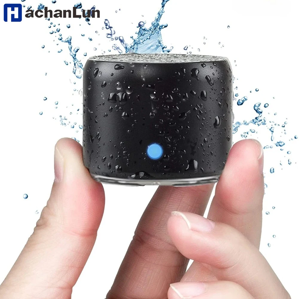 Mini Bluetooth A106 Pro-luidspreker met aangepaste basradiator, IPX7 waterdicht, super draagbare luidsprekers, reiskoffer verpakt