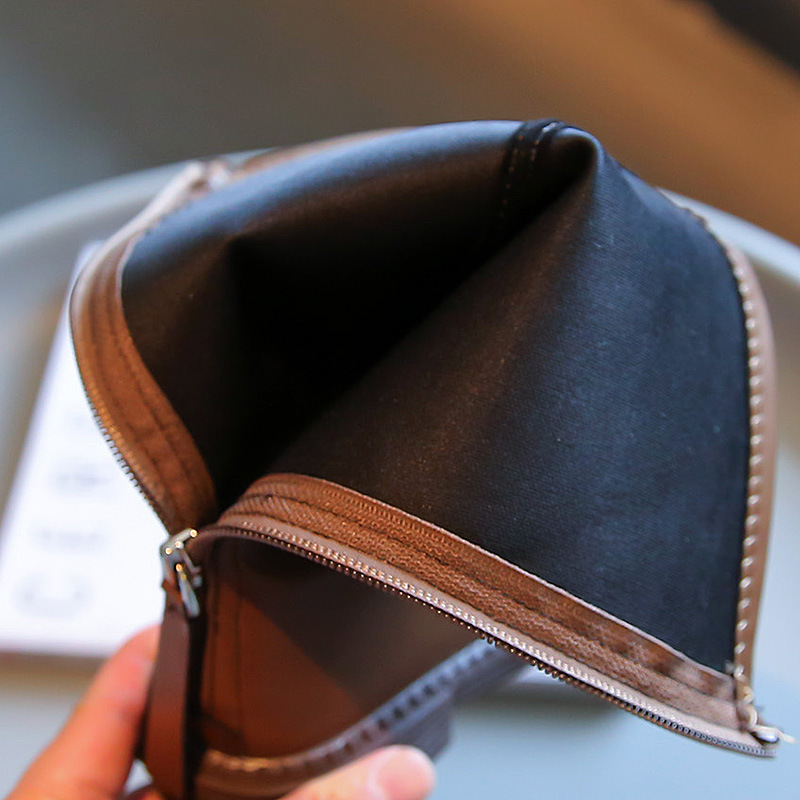 Hohe Stiefel für Mädchen, 2023, Herbst und Frühling, neuer japanischer Stil, Prinzessin, Laufsteg, Lederschuhe, Kindermode, einfach, rutschfest, PU