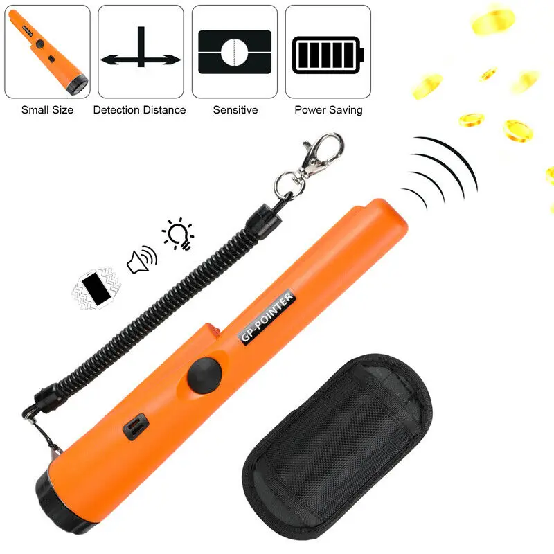 Metaaldetector Pinpointer Waterdichte Handheld Pin Pointer Wand Golden Treasure Hunting Unearthing Tool Accessoires