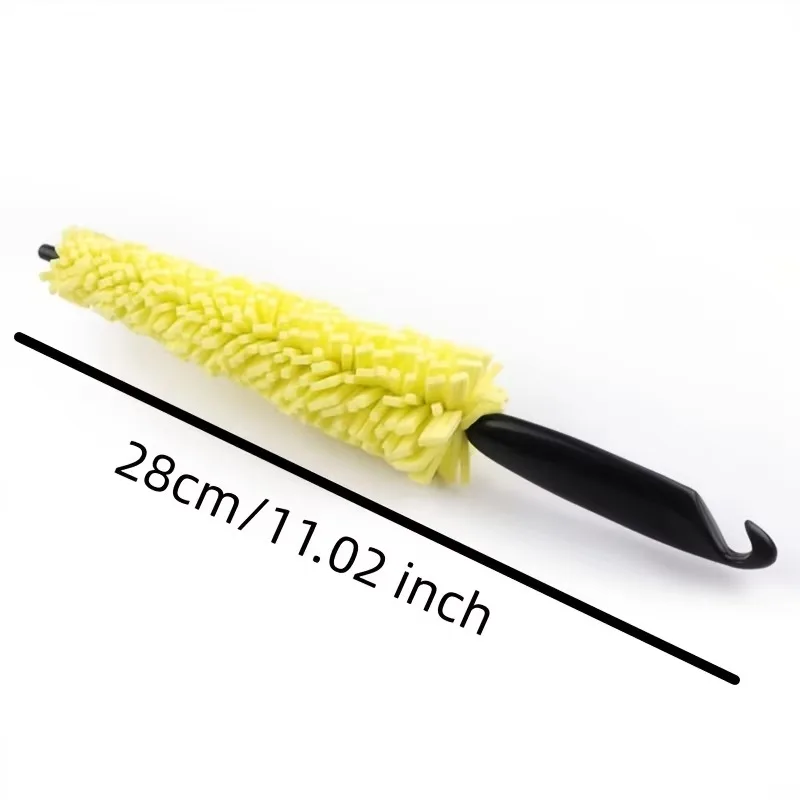 Brosse de lavage de voiture, 1 pièce, brosse pour pneus, nettoie sans effort vos roues de voiture avec ce outil de nettoyage des jantes