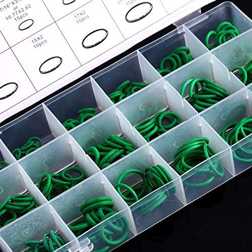 270/225 Stuks 18 Maten Airconditioning HNBR O Ringen Auto Auto Reparatie Tools Rubber Airconditioning Koelmiddel Ring sets Auto Gereedschap