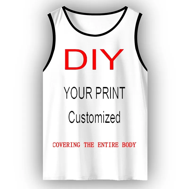 3d Printing For Party Events/private Design Diy Custom Men's/children's Short Sleeved Tank Top Sleeveless Sports Thin Style