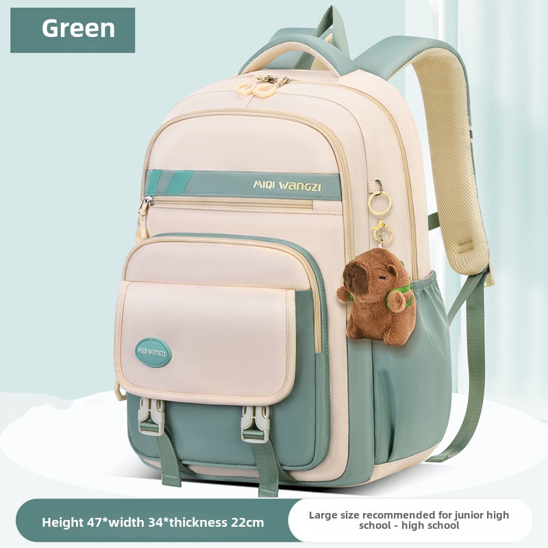 Crianças mochila escolar com pingente dos desenhos animados para crianças adolescente kawaii mochila meninas crianças ortopedia mochilas à prova dwaterproof água sac
