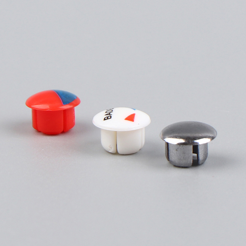 10pcs/Set Faucet Handle Accessories Fixing Screw Handle Hot And Cold Water Sign Switch Red And Blue Label Decorative Cover