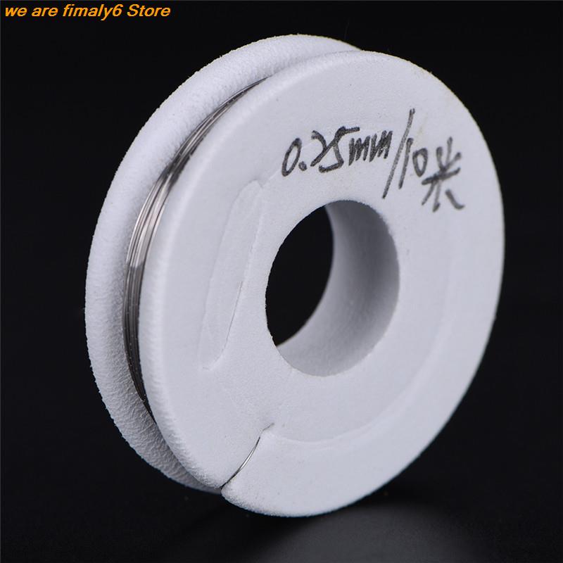 Cable calefactor de alta resistencia, alambre eléctrico para cortador de espuma de alambre caliente, 10 metros, 0,15/0,25/0,3mm