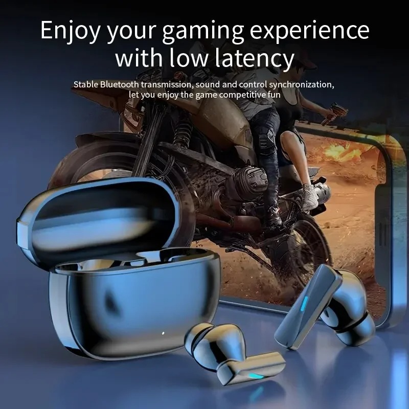 M50 K40 Bluetooth Fones de ouvido sem fio com redução de ruído HD Música Alça curta estilo orelha mãos livres com microfone