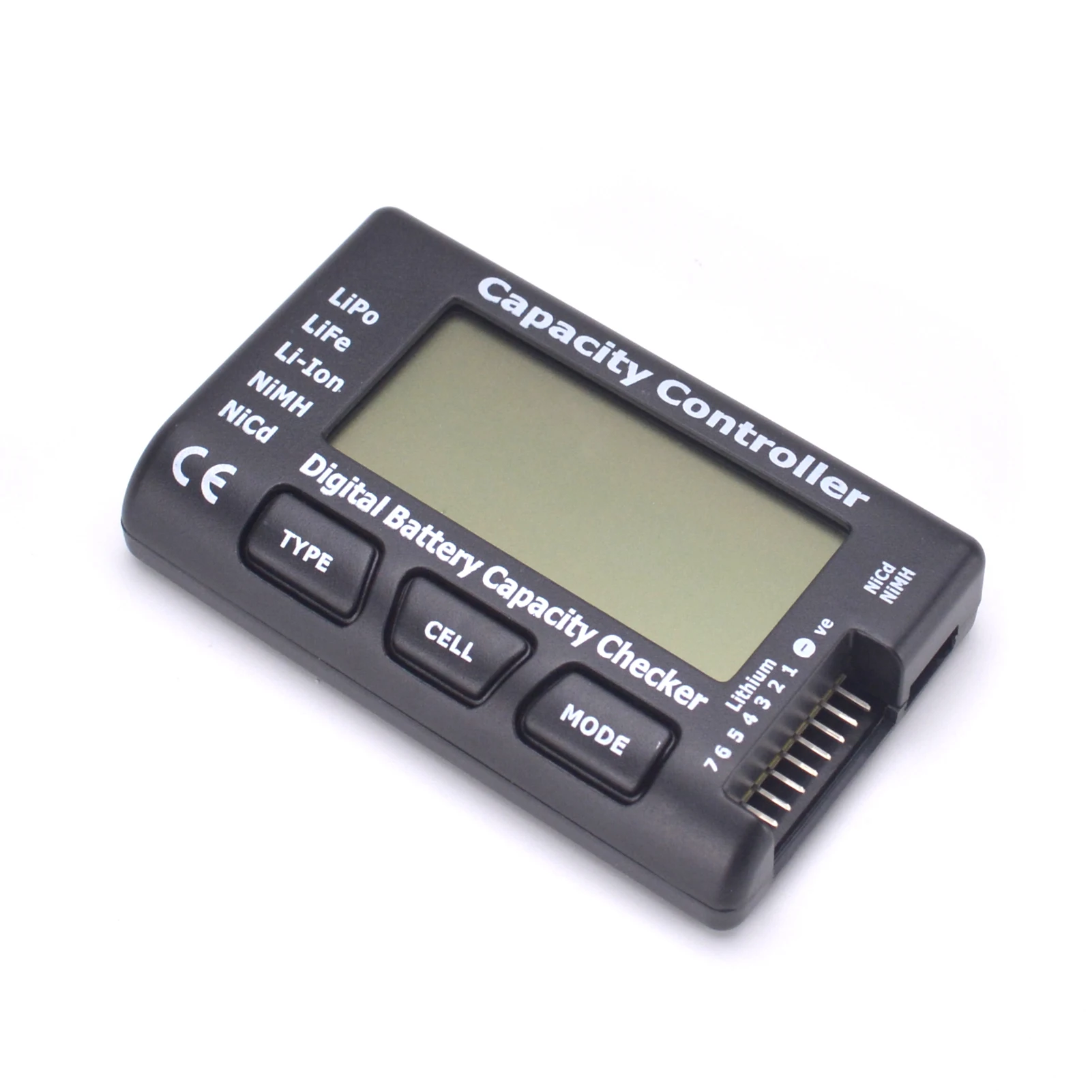 LCD แบตเตอรี่ดิจิตอลเครื่องตรวจสอบความจุ CellMeter RC CellMeter8 2-8S 4-8S Servo LiPo Li-lon NiMH เครื่องทดสอบแบตเตอรี่ RC CellMeter7