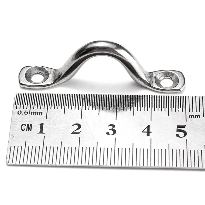 4 stücke Griff 5mm Edelstahl Draht Auge Strap Boot Marine Tie Down Fender Haken Baldachin Motoren Zubehör