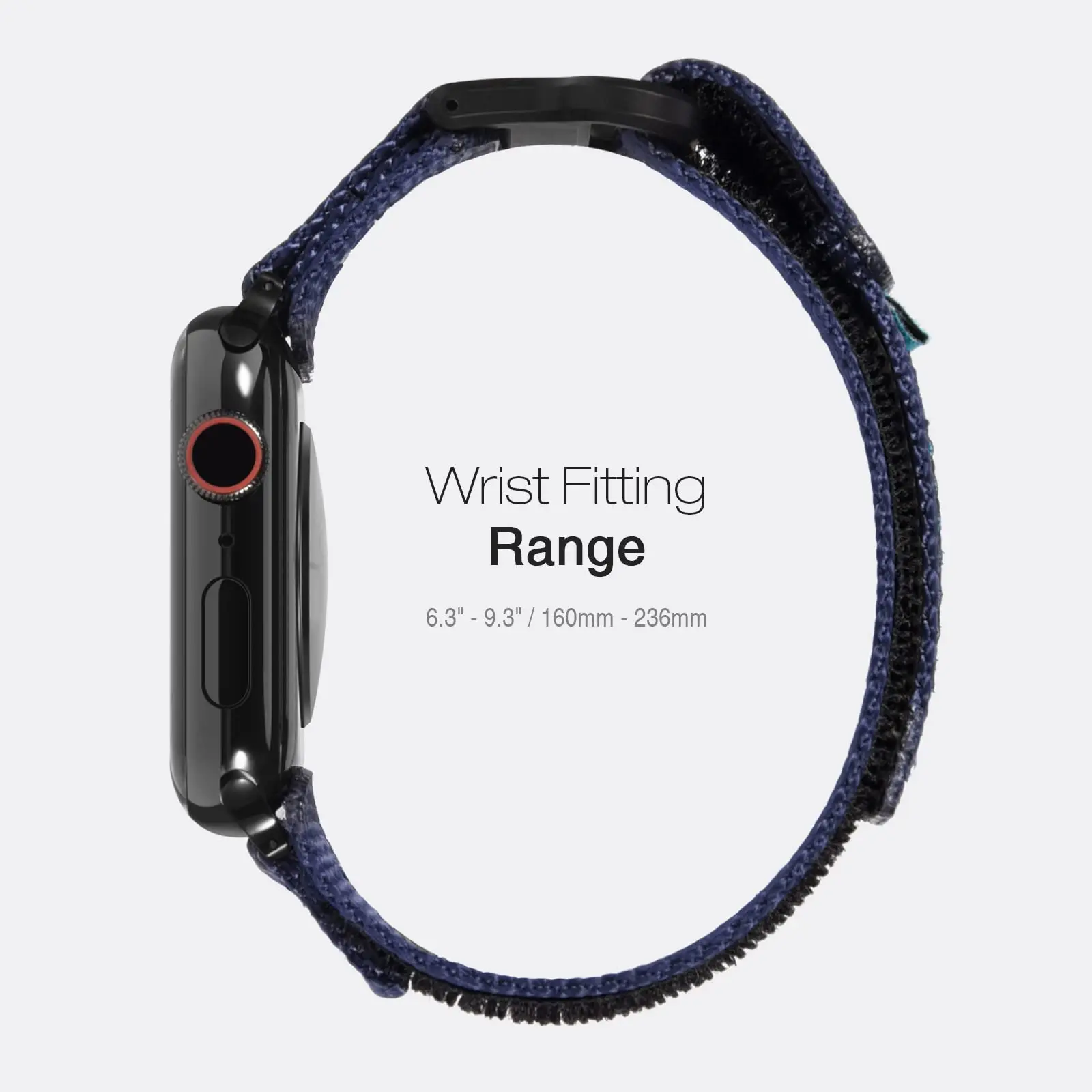 Compatível com Apple Watch Series 9/8/7 6/5/4/SE Ultra 2/3 Faixa de tecido de nylon projetada para caber em 49 mm 42 mm 44 mm 45 mm 38 mm 40 mm 41 mm