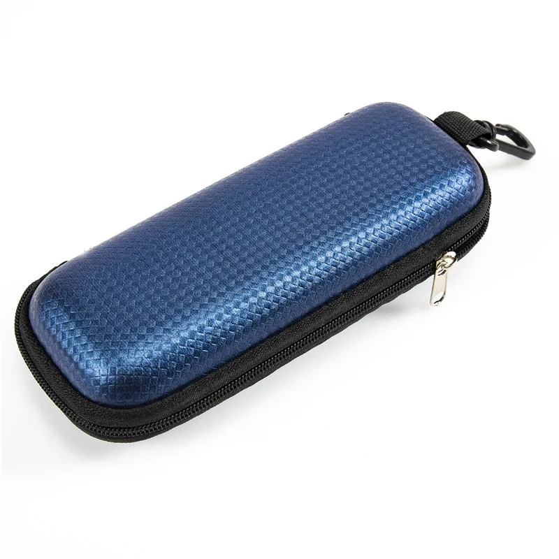 Estojo portátil para óculos de eva, capa dura para óculos de sol para mulheres e homens, caixa com cordão e zíper, protetor