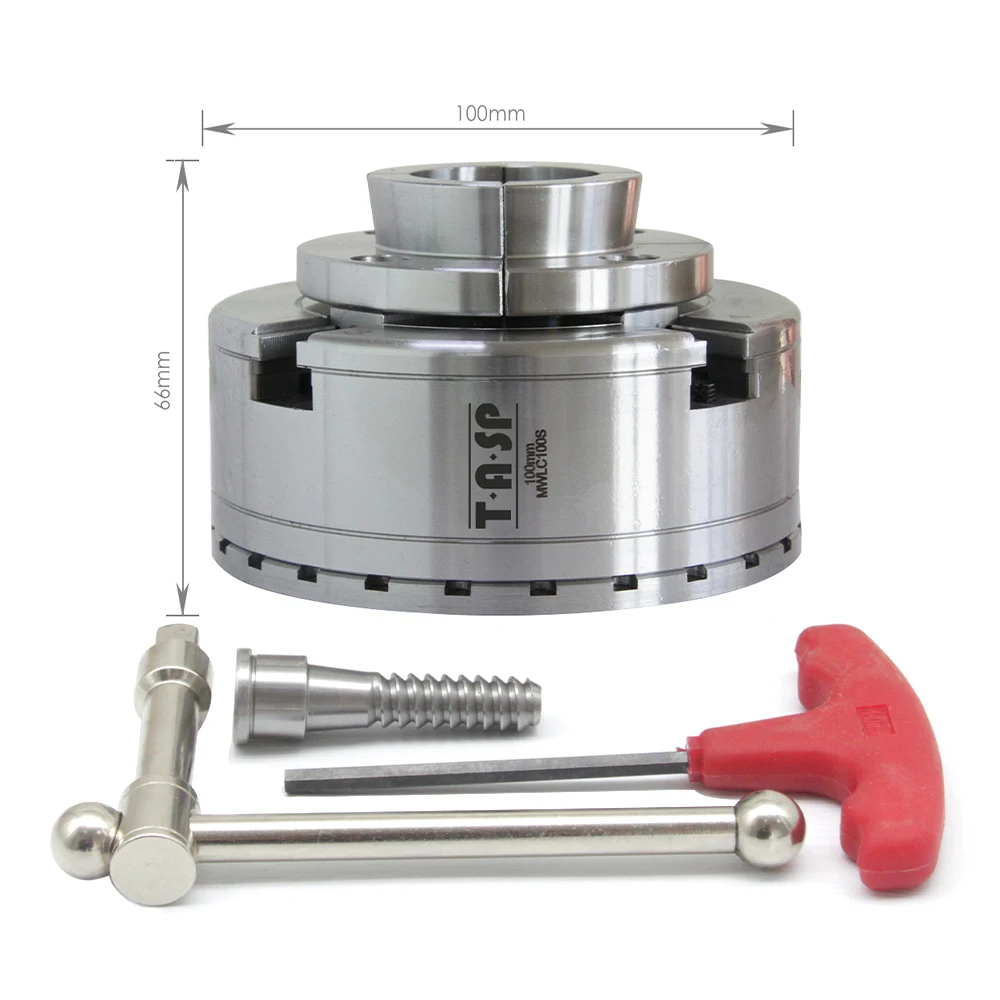 TASP 4" Wood Lathe Scroll Chuck 100mm 4-Jaws Self Centering Spindle Thread M33 1 Inch Woodworking Tools