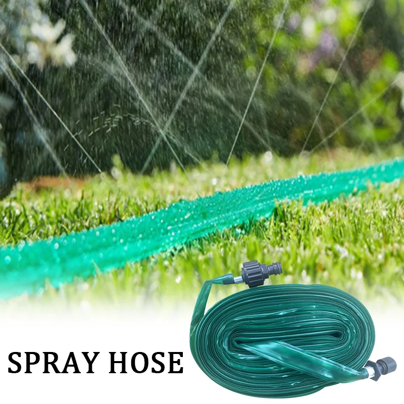 Tubo flessibile a spruzzo fine con tubo per infiltrazione del prato da giardino Irrigazione del prato da giardino Irrigazione a goccia Raffreddamento Sprinkler Cintura Irrigatore d'acqua