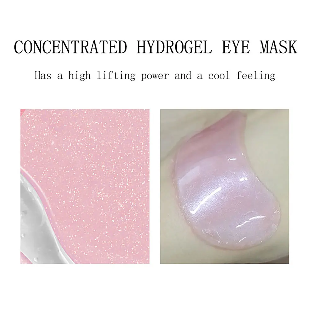 10pcs=5pair Black Collagen Eye Mask Crystal Eyelid Patch Anti Wrinkle Moisture Under Eye Dark Circle Remover Eye Pad Face Masks