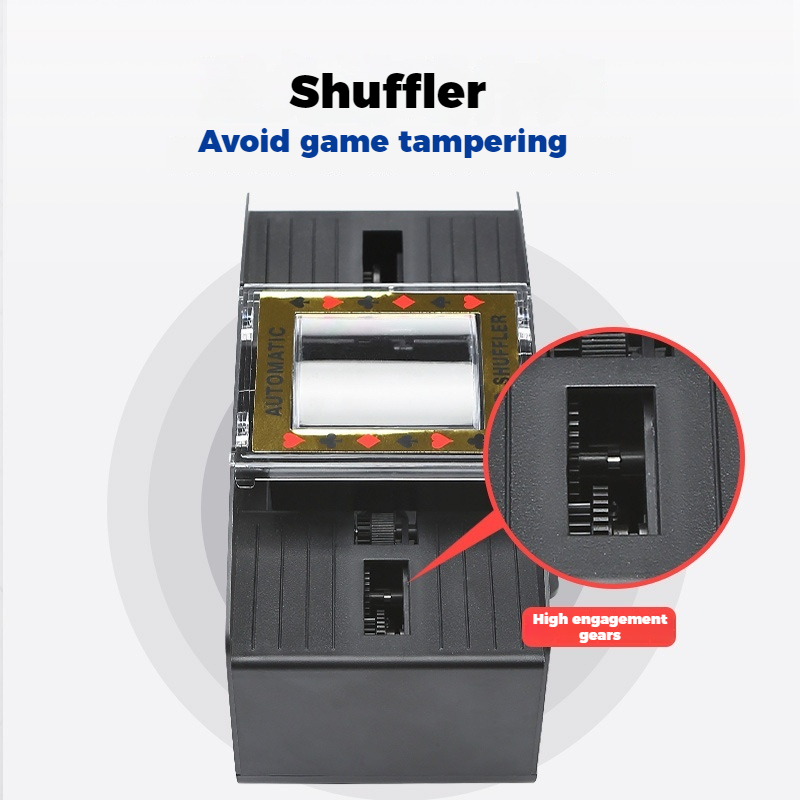 Automatyczny mieszacz kart USB do Texas Holdem Pokeru, łatwy w użyciu automat do rozdawania kart do gier.