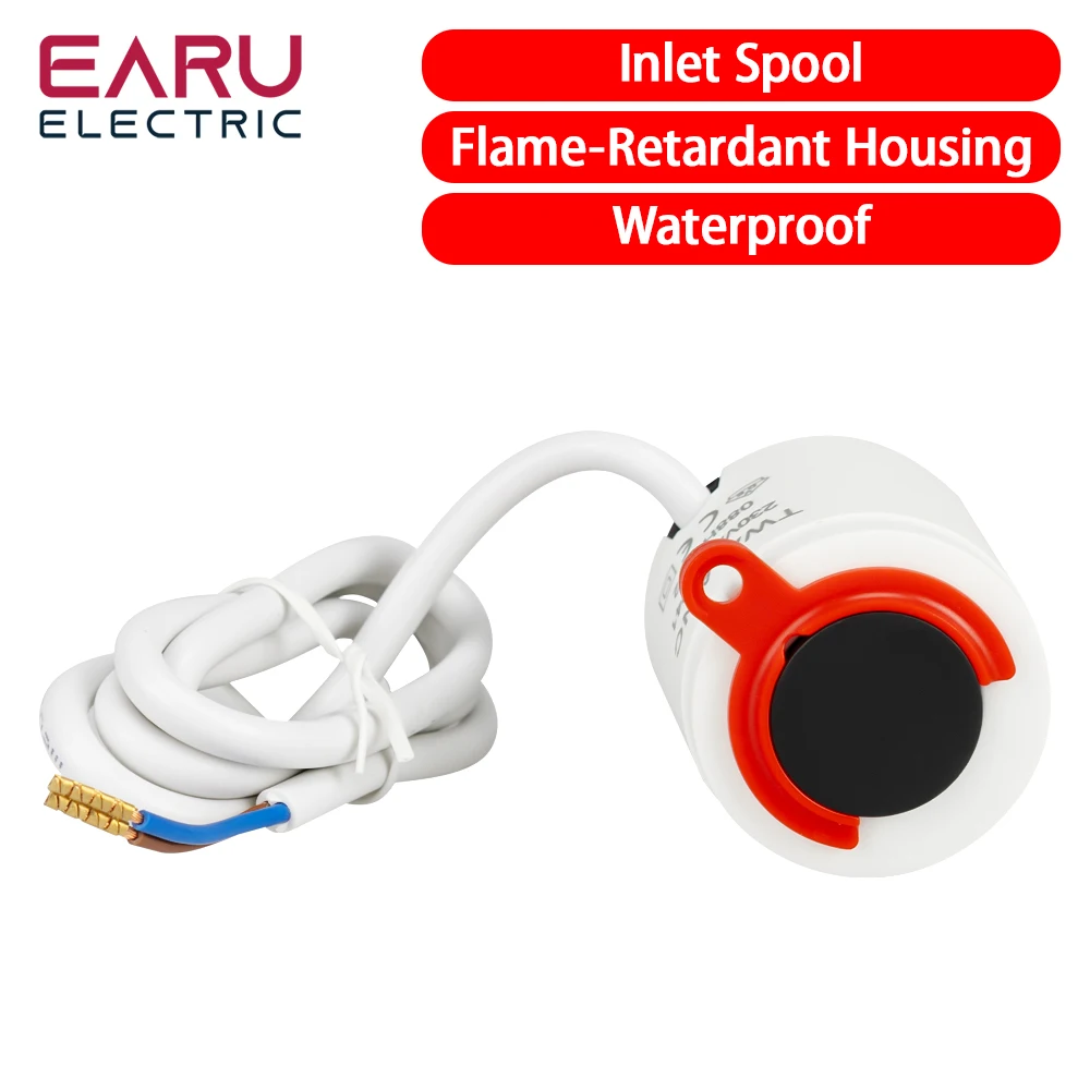 1/5/10 Pcs AC 230V ปกติปิด NC M30 * 1.5 มม.ไฟฟ้าตัวกระตุ้นความร้อนสําหรับ Underfloor เครื่องทําความร้อน TRV วาล์วหม้อน้ํา Thermostatic