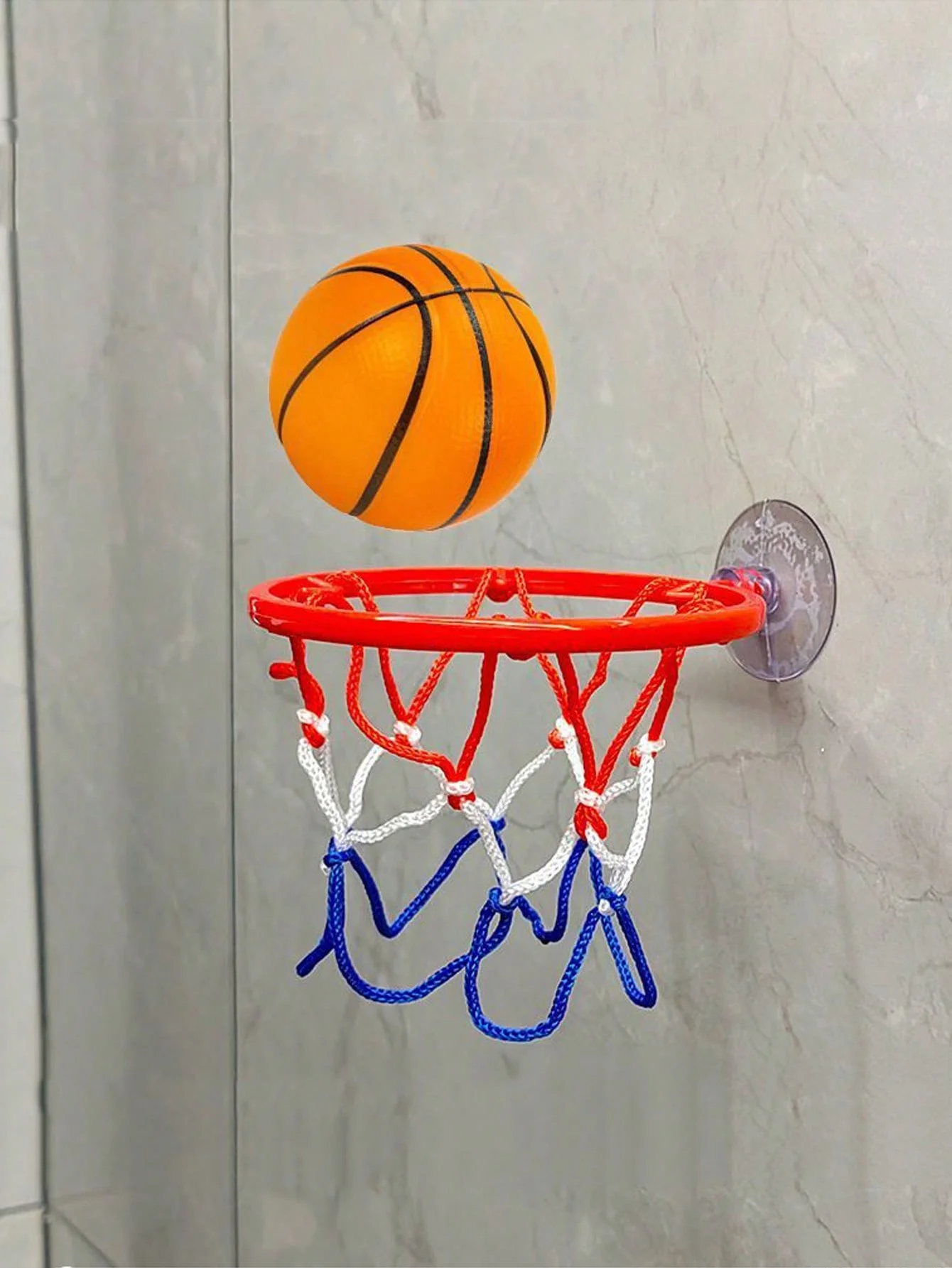Piccolo set da basket Polso coordinato Palla elastica in gomma solida Giocattolo da gioco da tavolo per esercizi per bambini